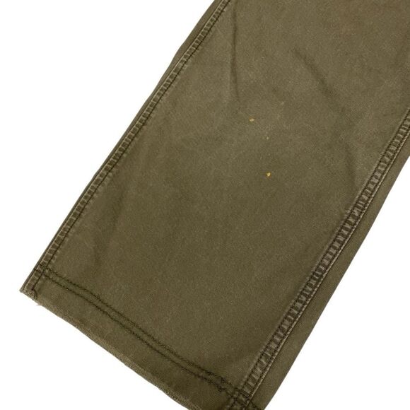 FREE PEOPLE Embellished Dusk Crop Jean Green Size 2 - Picture 5 of 9